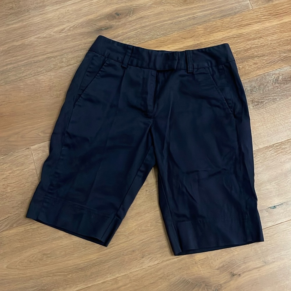 Navy Adidas golf shorts